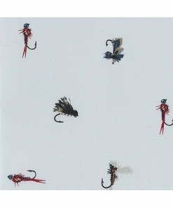 Nautica Fishing Flies 3Pc Multi White Sheet Set Home -Nautica Store 3033948493 RLLD 3