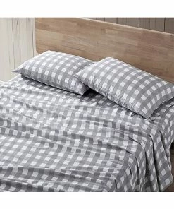 Nautica Lakehouse Plaid 4Pc Gingham Sheet Set Home