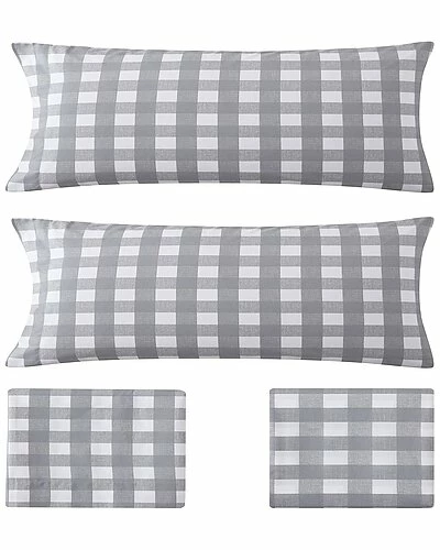 Nautica Lakehouse Plaid 4Pc Gingham Sheet Set Home 4 Nautica Lakehouse Plaid 4Pc Gingham Sheet Set Home - Image 2