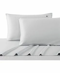Nautica Oceane Solid 4Pc Grey Sheet Set Home 7 Nautica Oceane Solid 4Pc Grey Sheet Set Home -Nautica Store 3033948572 RLLD 3