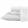 Nautica Oceane Solid 4Pc White Sheet Set Home -Nautica Store 3033948573 RLLD 1