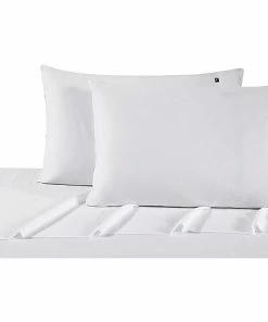 Nautica Oceane Solid 4Pc White Sheet Set Home -Nautica Store 3033948573 RLLD 3