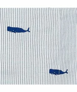 Nautica Whale Stripe 4Pc Blue Sheet Set Home -Nautica Store 3033948637 RLLD 3