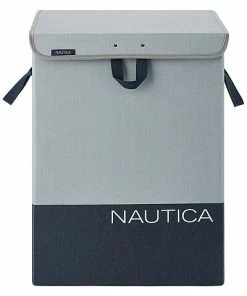 Nautica Folded Hamper With Lid Home