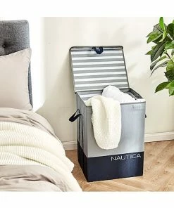 Nautica Folded Hamper With Lid Home -Nautica Store 3050408182 RLLD 4