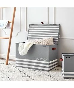 Nautica Folded Large Storage Trunk With Lid Home -Nautica Store 3050408186 RLLD 4