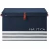 Nautica Folded Large Storage Trunk With Lid Home