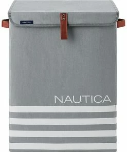 Nautica Folded Hamper With Lid Home